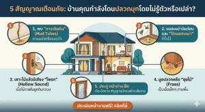 5 สัญญาณเตือนภัย บ้านคุณกำลังโดนปลวกบุกโดยไม่รู้ตัวหรือเปล่า